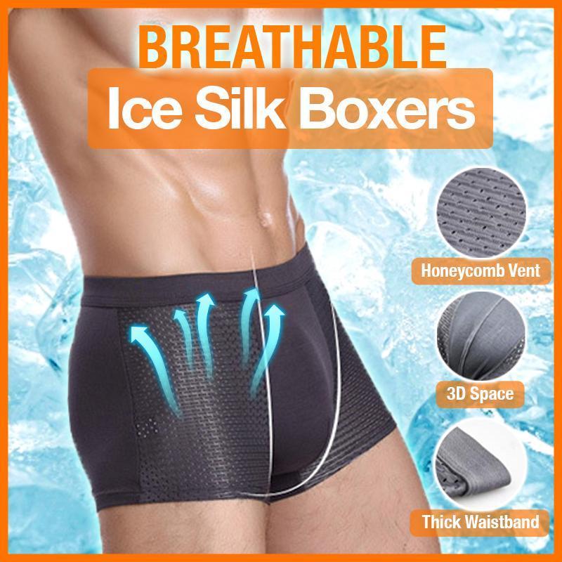 Ice Silk® Boxershorts | Verkoelend en Comfortabel | 4 stuks
