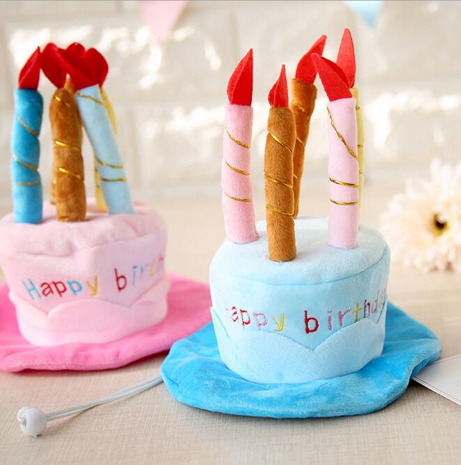 Verjaardagshoed voor je hond of kat | Blauw & Roze