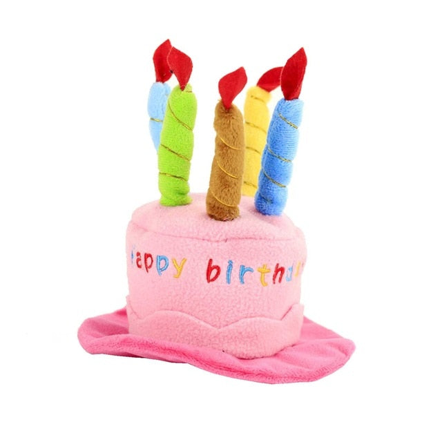 Verjaardagshoed voor je hond of kat | Roze