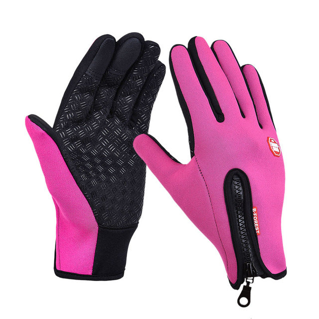 Warme Waterafstotende en Winddichte Handschoenen | Roze
