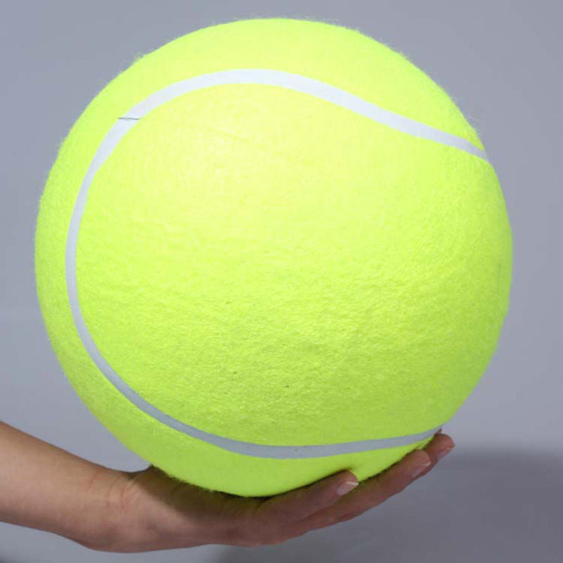 Grote tennisbal voor je hond - XXL - 24 cm doorsnede - Mega Tennisbal